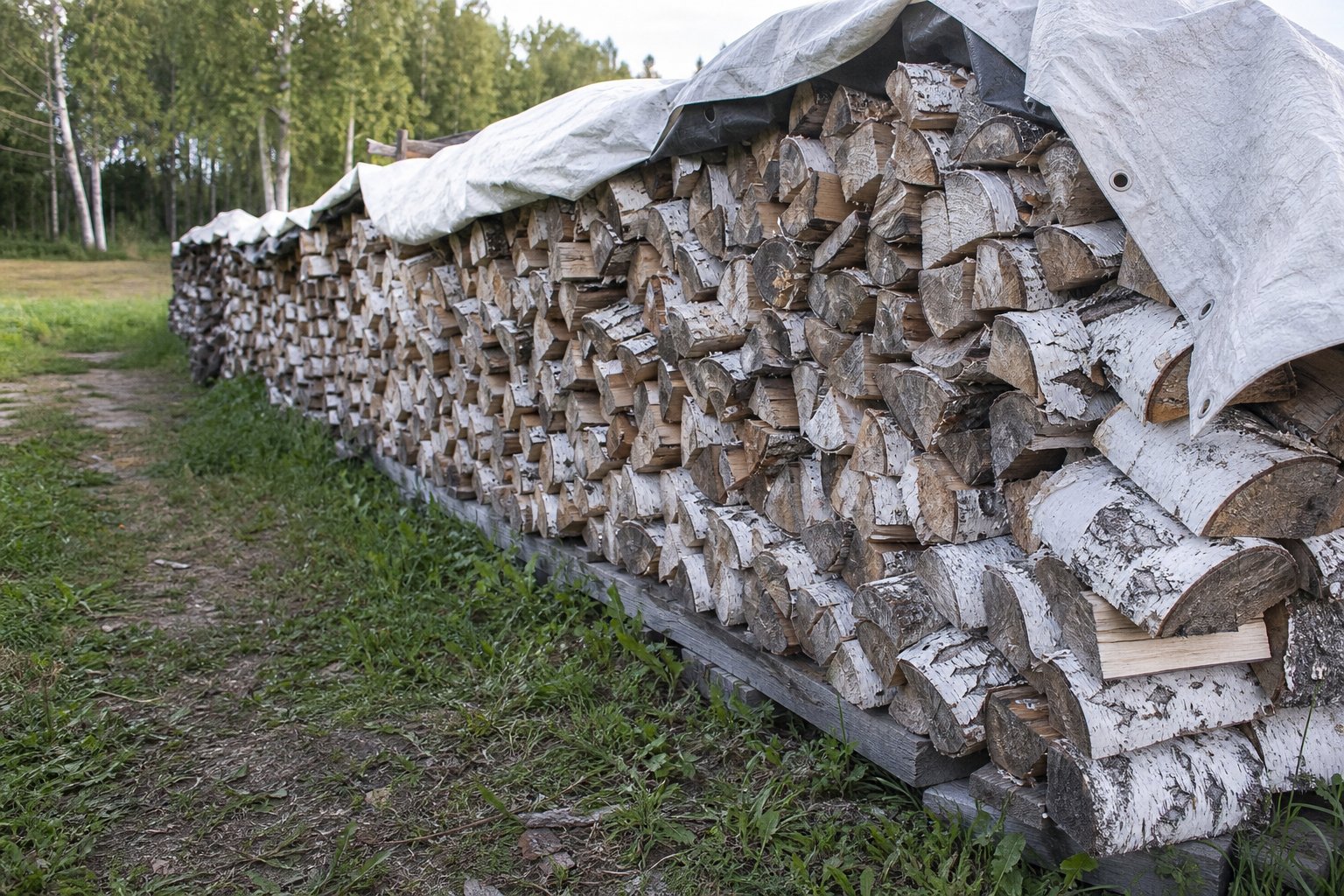 Берёзовые дрова естественной сушки — Нижний Новгород (Нижегородская область), фото 1